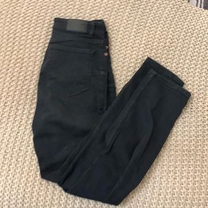 Zara Black high waisted mom jeans Zara